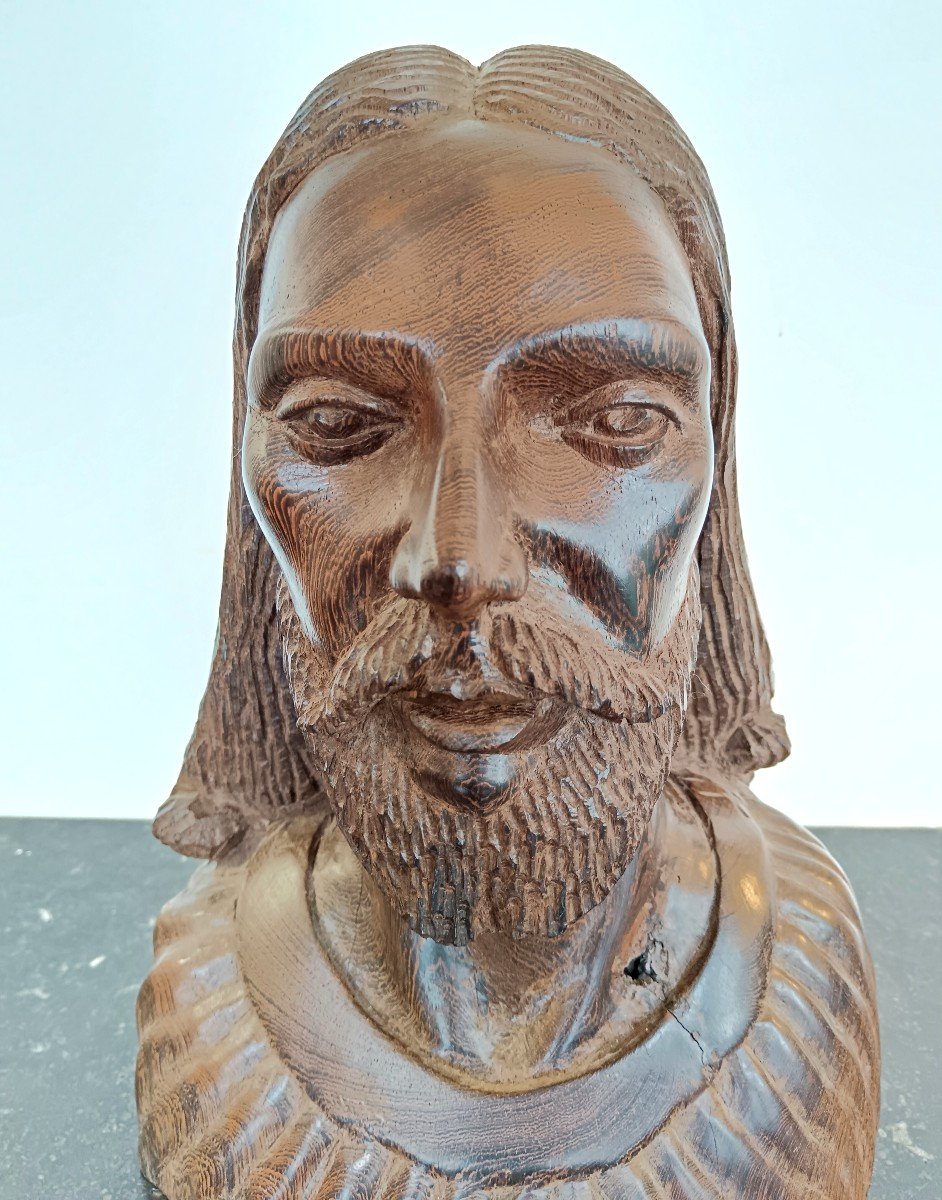 Bust Representative Jesus By Benoît Konongo-photo-4