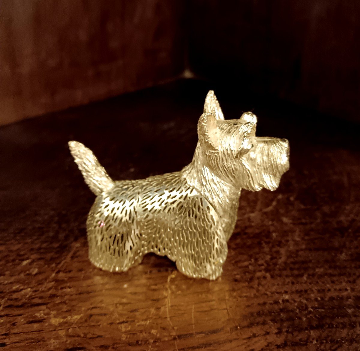 Silver-plated Scottish Dog By Christofle-photo-4