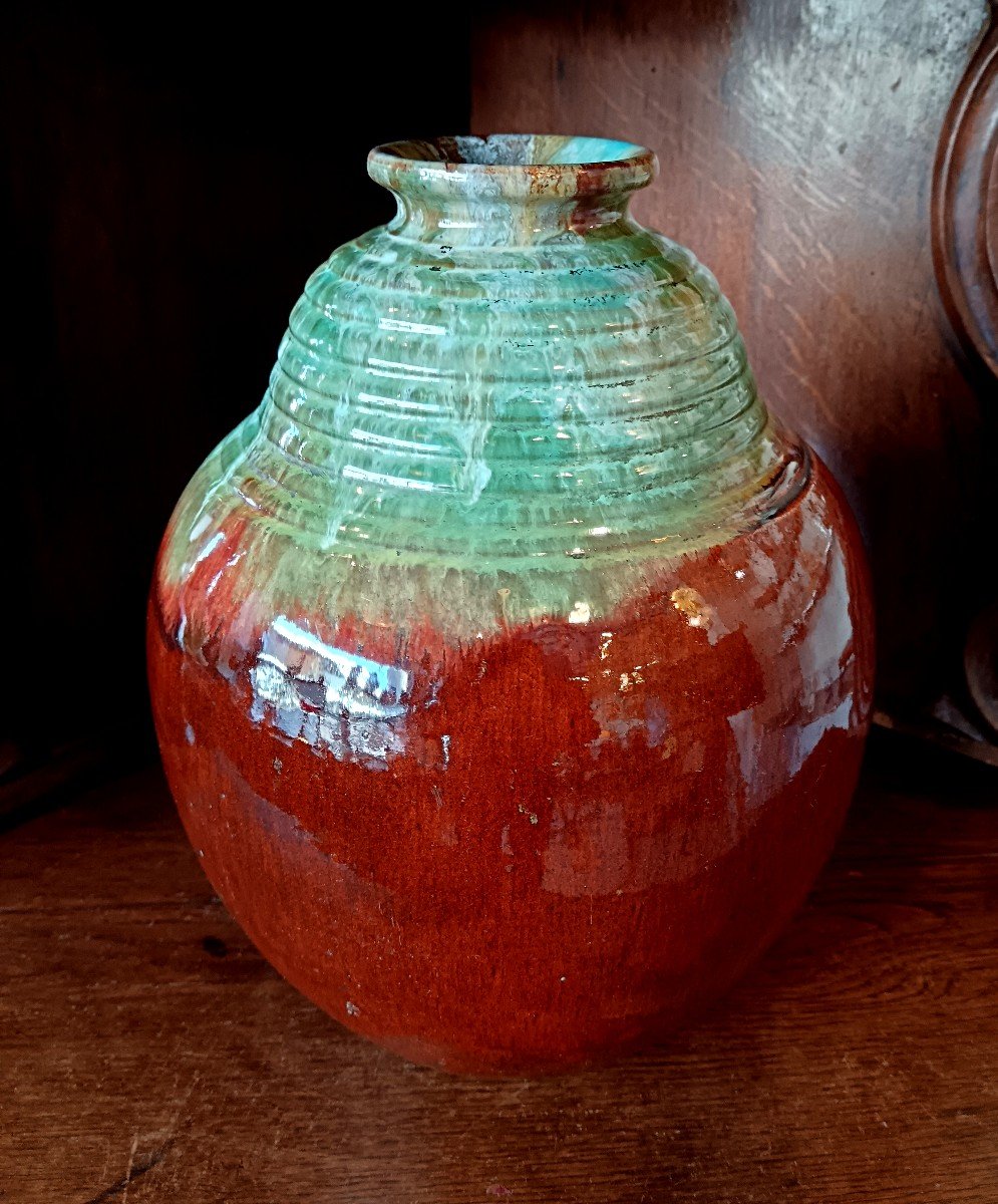 Cab Vase Bordeaux Art Ceramics 1930-photo-3