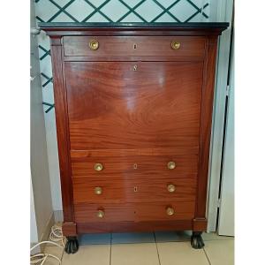 Empire Period Mahogany Secretary