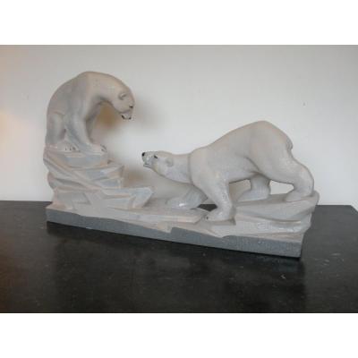 Polar Bears By Charles Lemanceau