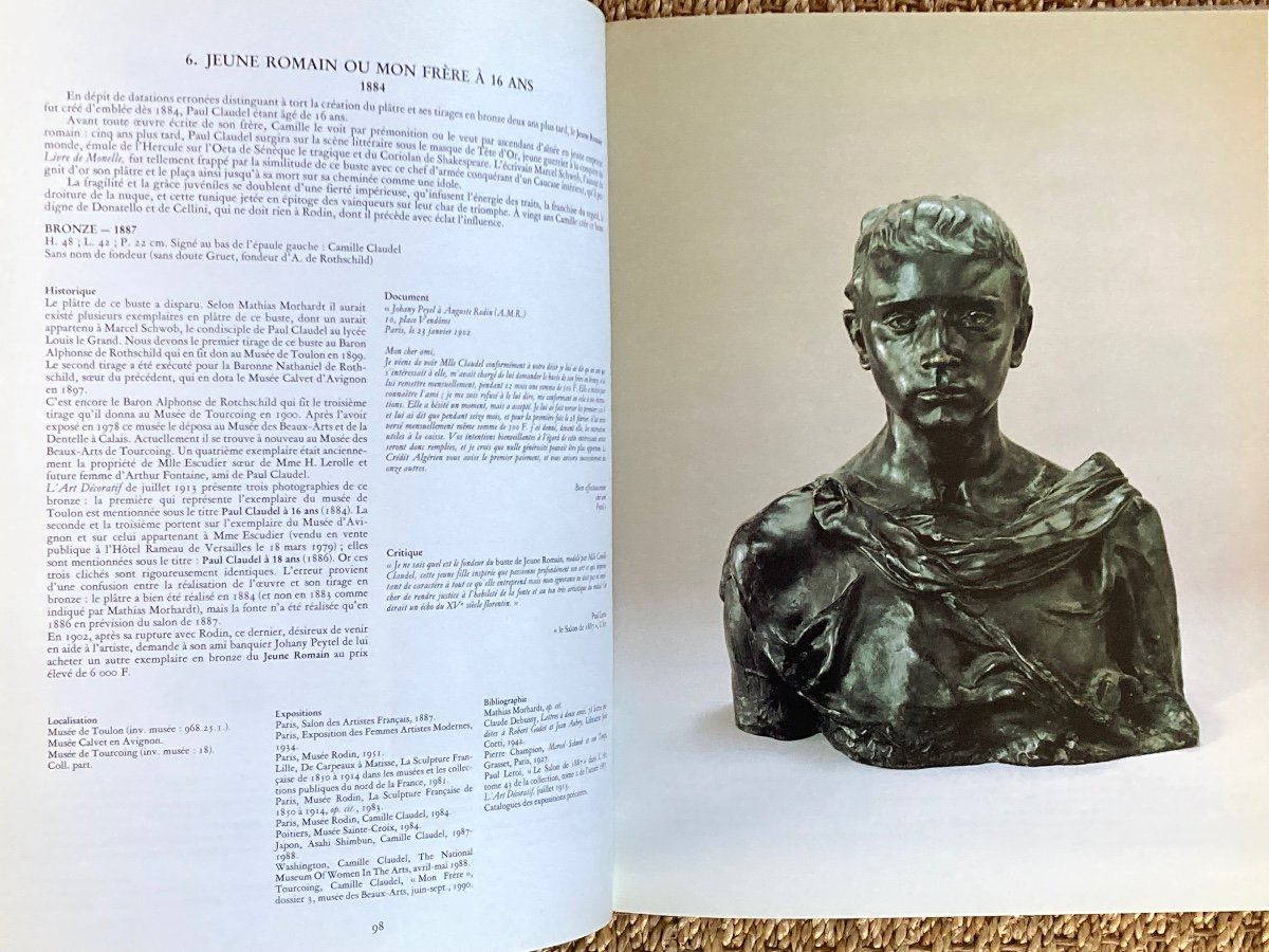 Livre L Oeuvre De Camille Claudel-photo-3