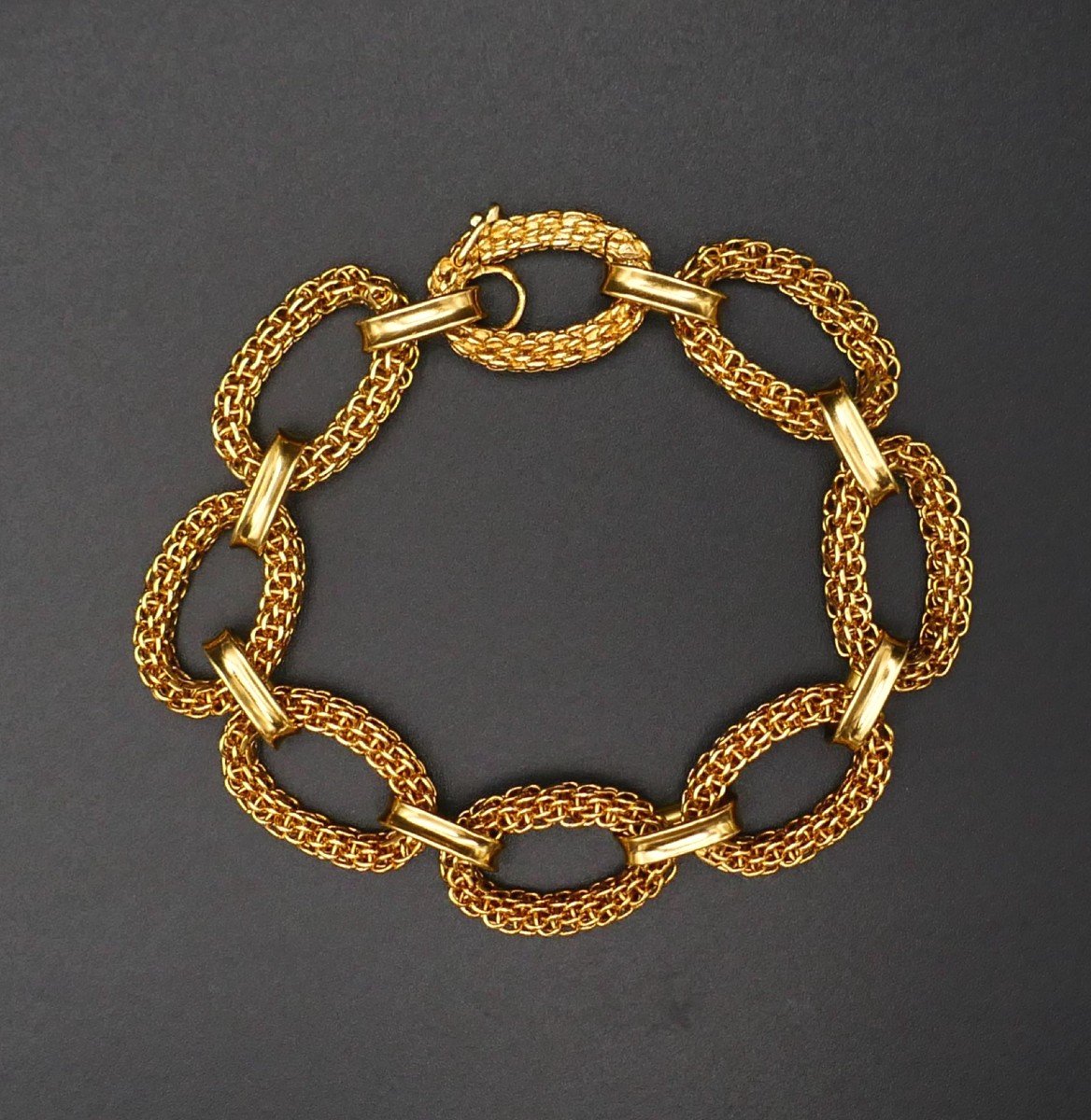 18-karat Yellow Gold Bracelet, Gay Frères.-photo-2