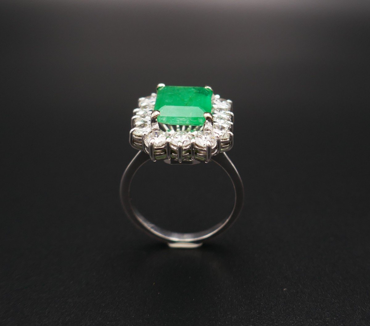 Emerald And Diamond Ring, Certificate.-photo-3