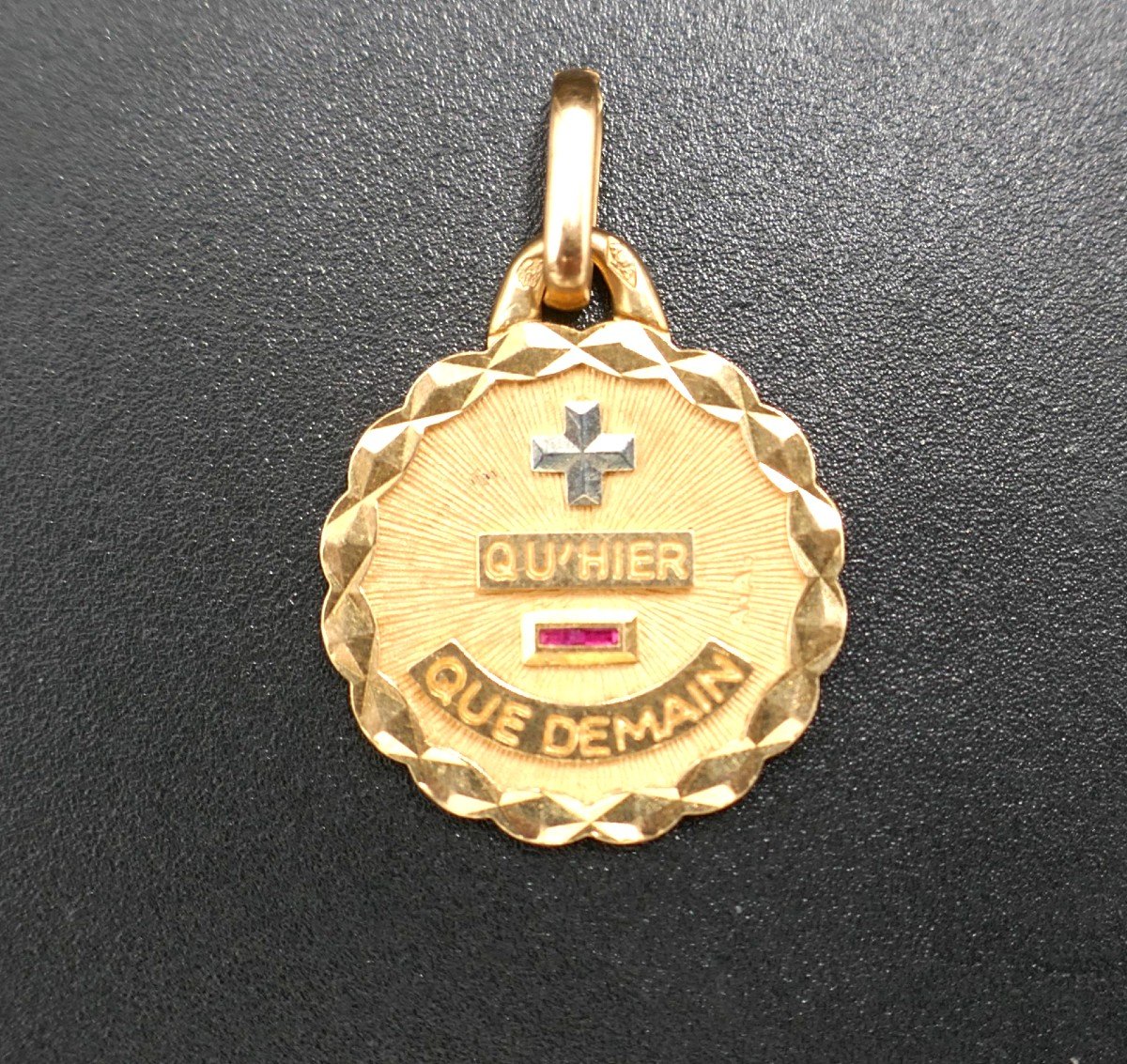 Augis Médaille d'Amour, Or 18 Carats-photo-3