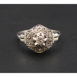 Bague Diamants, époque Art Déco.