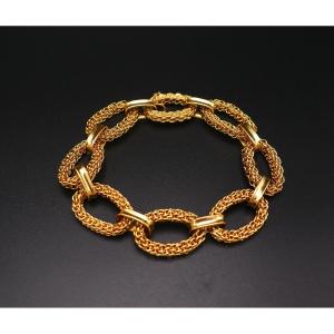 18-karat Yellow Gold Bracelet, Gay Frères.