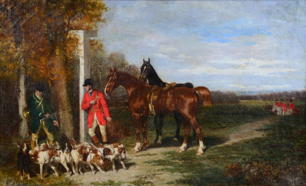 Albert De Gesne, Chasse à Courre