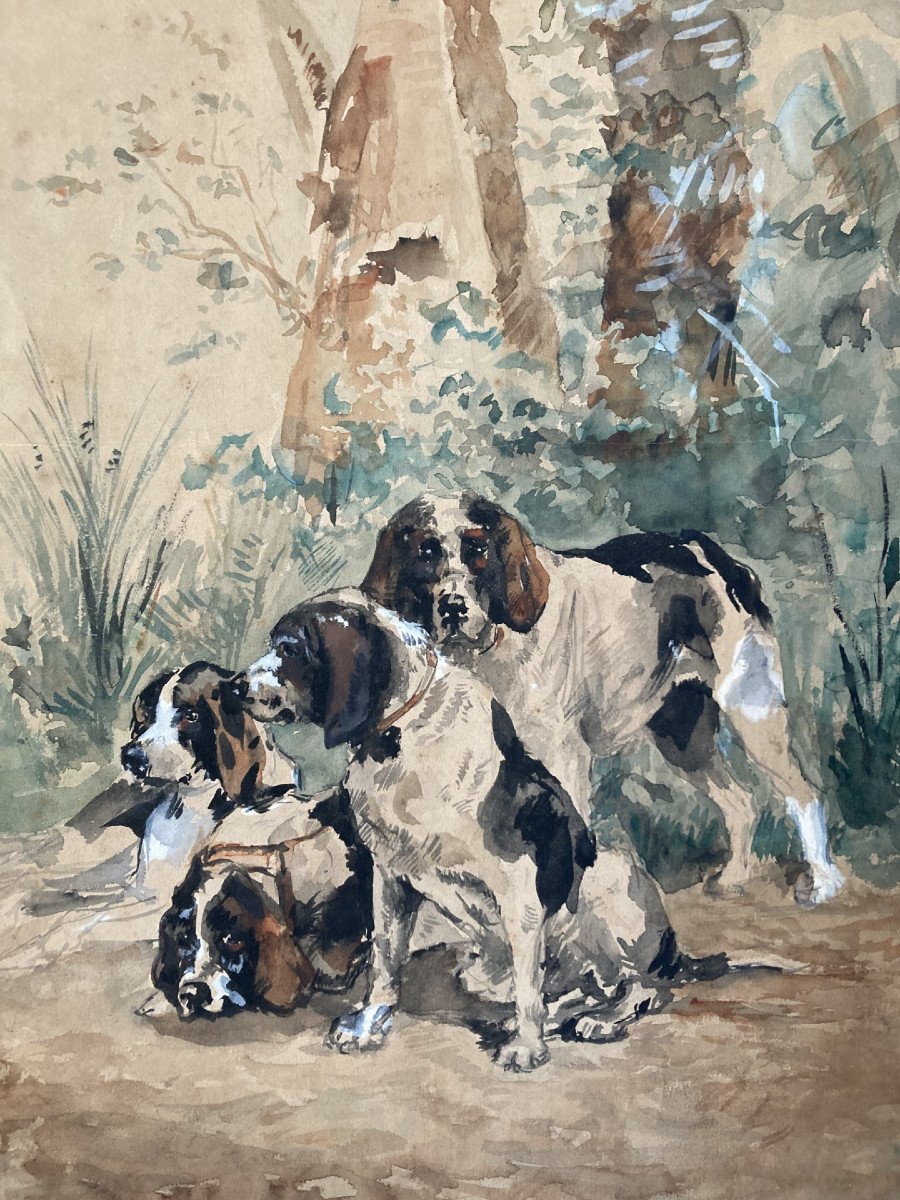 French School, Hunting Dogs-photo-2