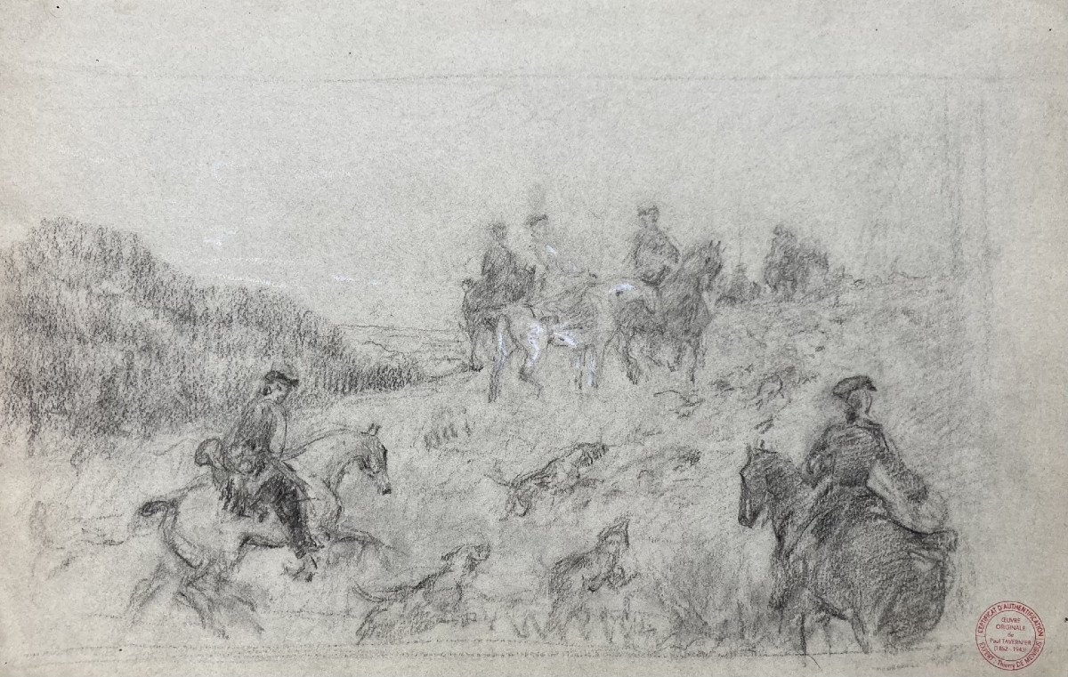 Paul Tavernier, Chasse à Courre