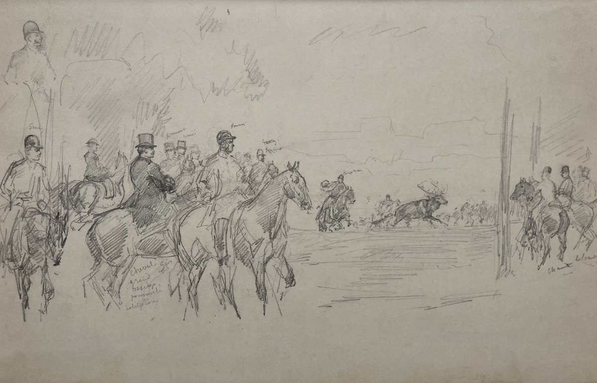 Paul Tavernier, Chasse à Courre