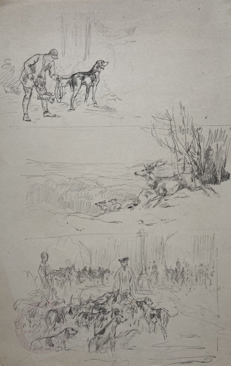 Paul Tavernier, Chasse à Courre