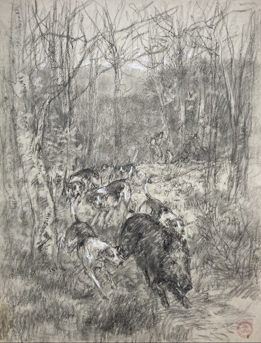 Paul Tavernier, Chasse à Courre