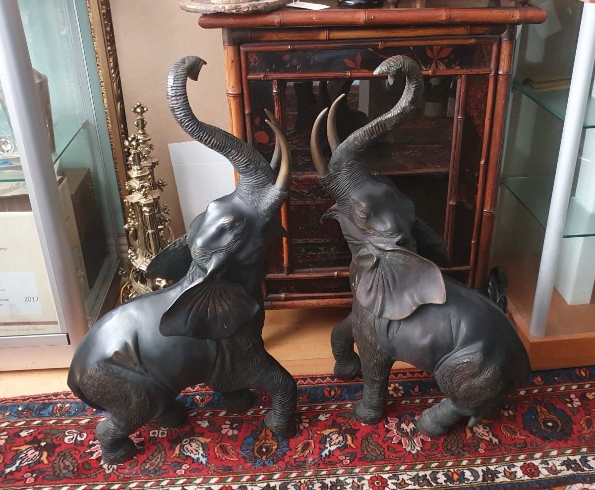 Bronze Elephants