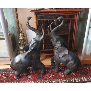 Bronze Elephants