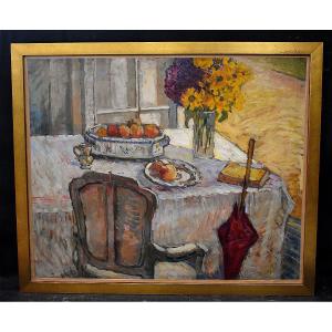 Oil Painting Still Life Signed Ferdinand Olivier (1873-1957)