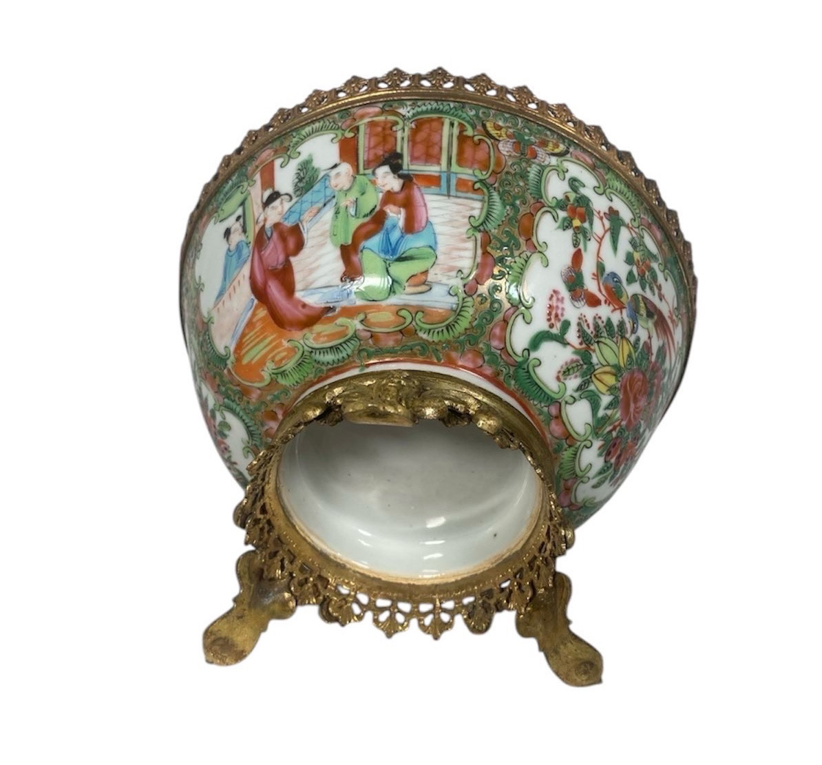 Cantonese Porcelain And Gilt Bronze Cup -photo-4