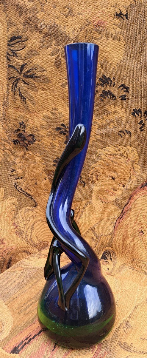 Soliflore Vase, Murano Glass. -photo-3