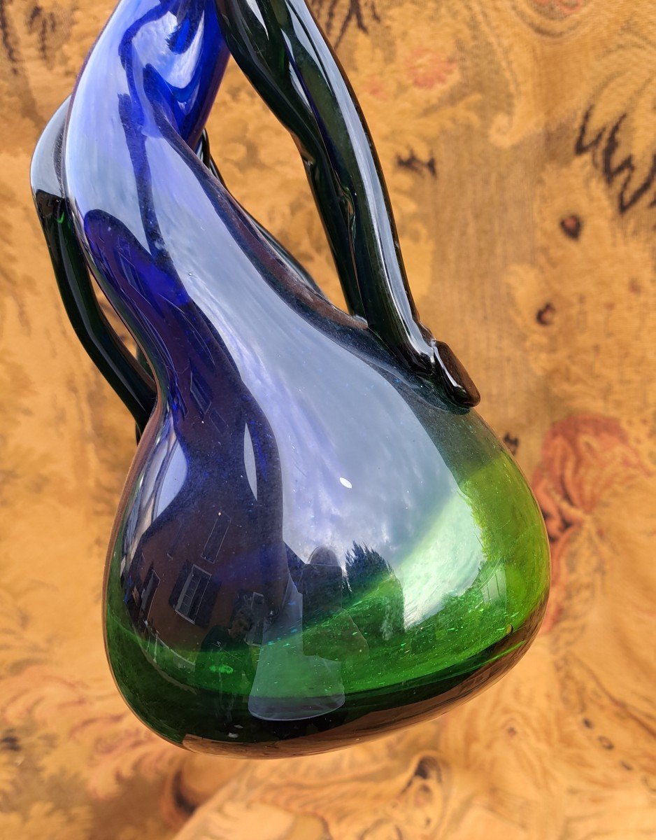 Soliflore Vase, Murano Glass. -photo-4