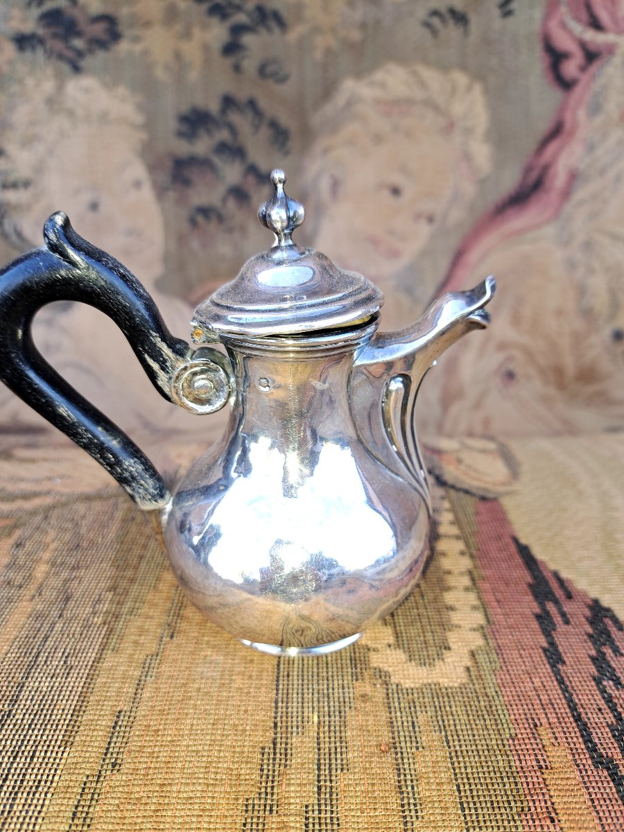 Small 950 Silver Jug. 18th Century. -photo-2