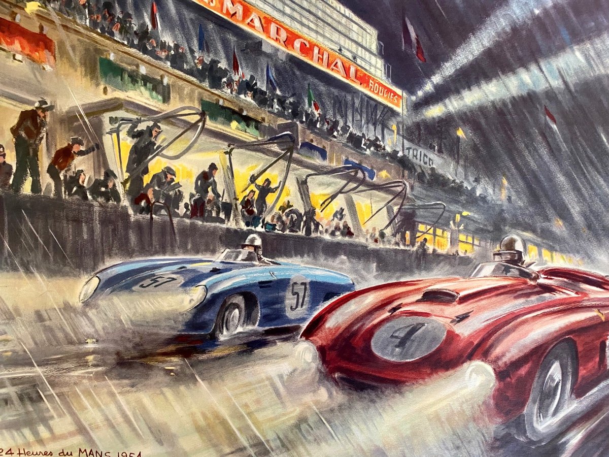 Géo Ham Print “24 Hours Of Le Mans” 1954-photo-4
