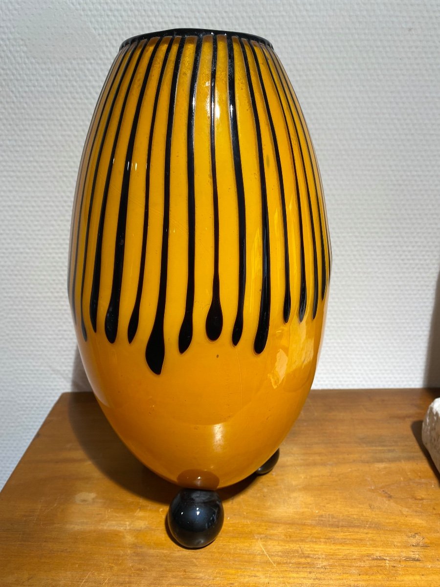 Venini Murano Vase Art Deco  1950-photo-2