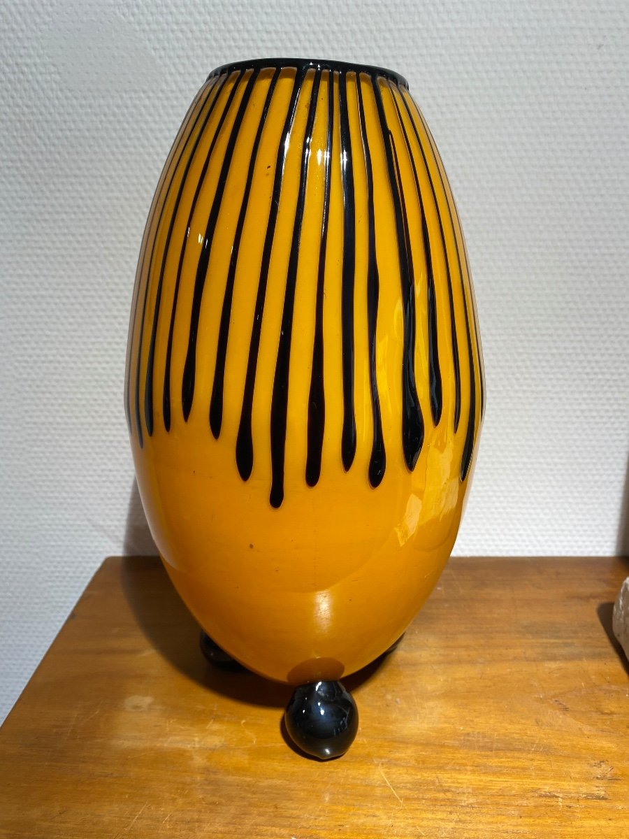 Venini Murano Vase Art Deco 1950-photo-4