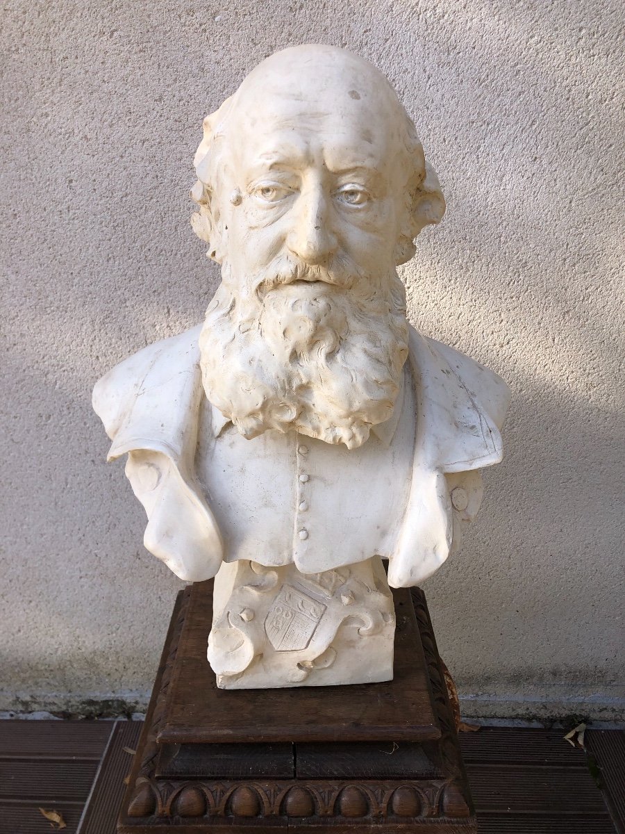 Claude André Férigoule Bust In Patinated Plaster