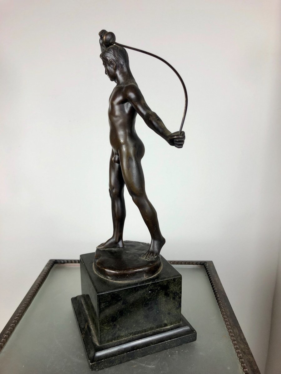 Paul Schmidt - Felling (1885 - 1920)  Beau Bronze « Escrimeur »-photo-2