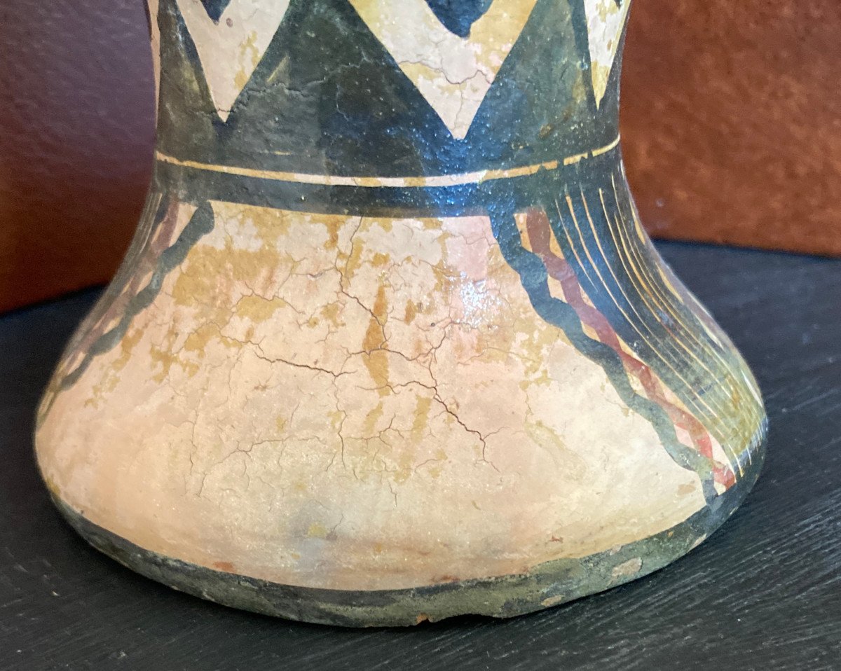 Ideqqi - Poterie Polychrome Berbère - Afrique Du Nord XIXe -photo-1