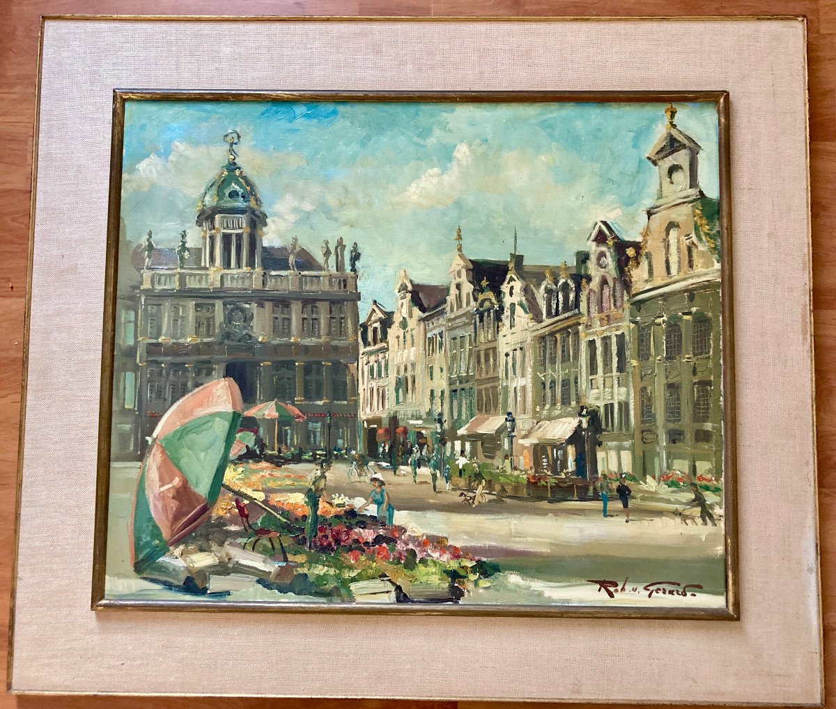 Marché Aux Fleurs Sur La Grand Place -  Bruxelles - Robert Uldéric Gérard -photo-2