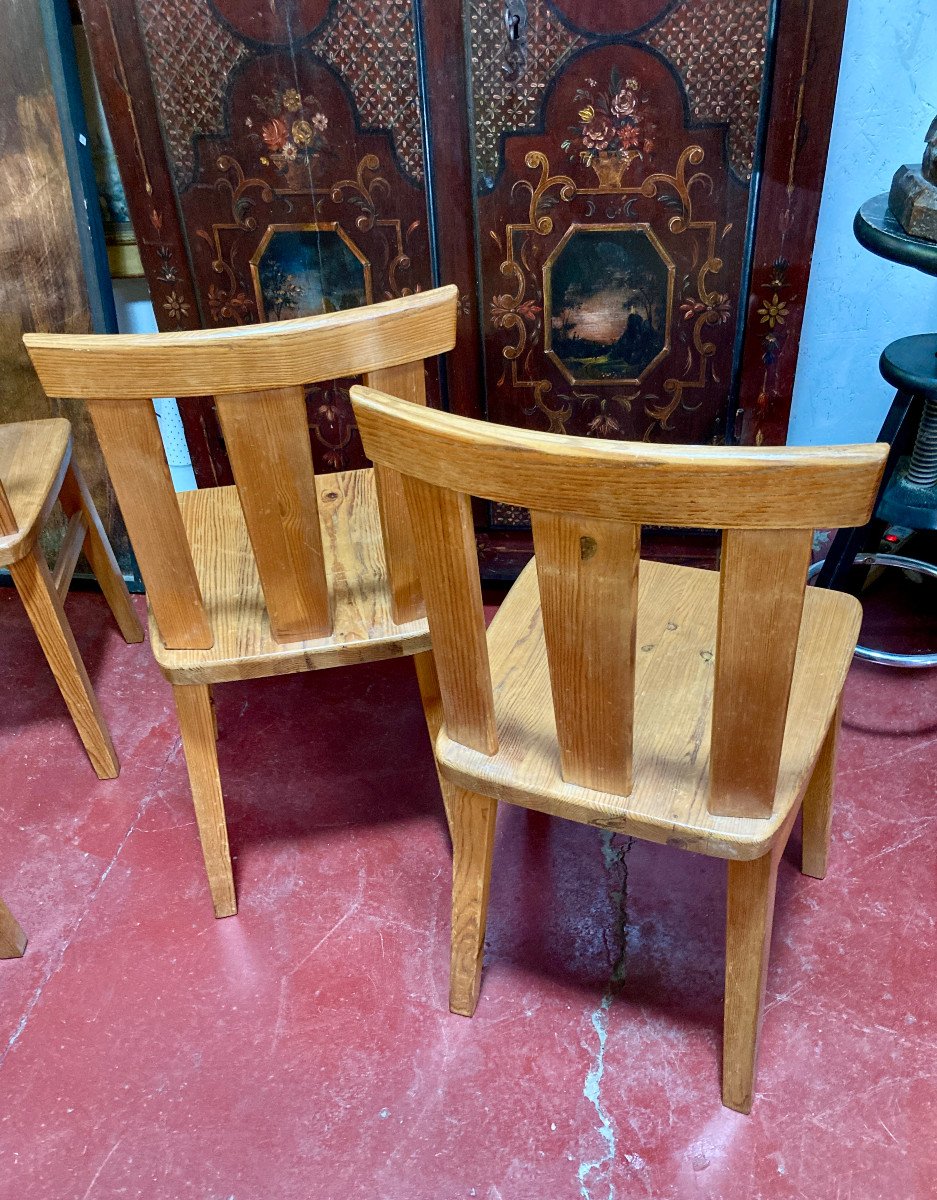 5 Vintage Werner West Chairs -photo-3