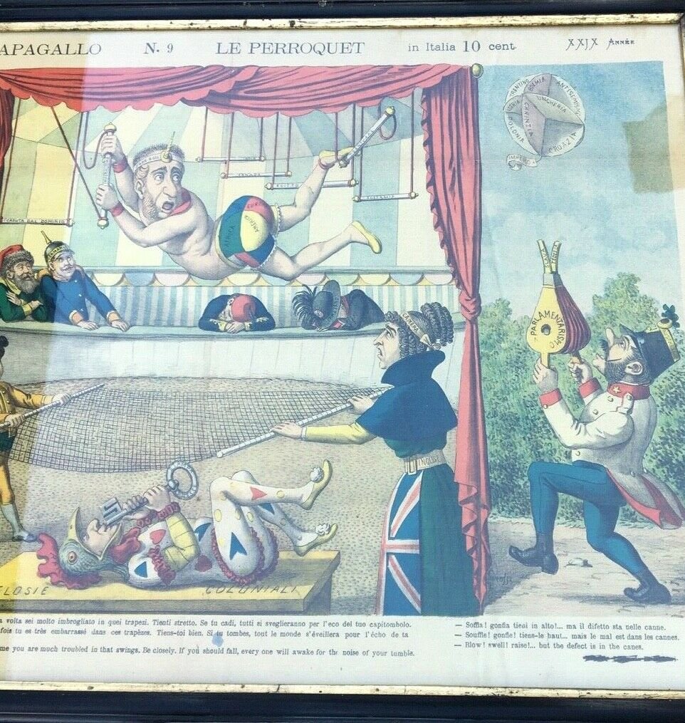 Caricature XIXth - The Political Circus - Augusto Grossi (1835-1919)-photo-3