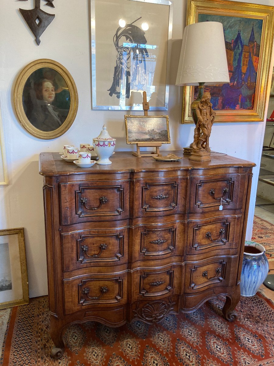 Commode Arbalète Louis XV-photo-2