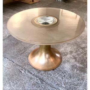 Luminous Pedestal Table N.3 By Jean Perzel