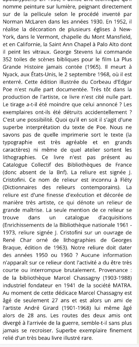 André Girard (chinon 1901-nyack (usa) 1968), Le Corbeau, Dessin Au Lavis, 1929-photo-1