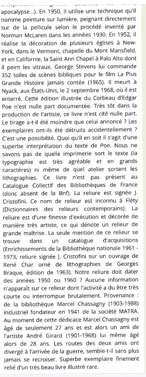 André Girard (chinon 1901-nyack (usa) 1968), Le Corbeau (2),  Dessin Au Lavis, 1929-photo-1