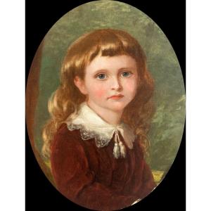 19th Century English School, In The Taste Of Thomas Lawrence, Child Portrait, Oil