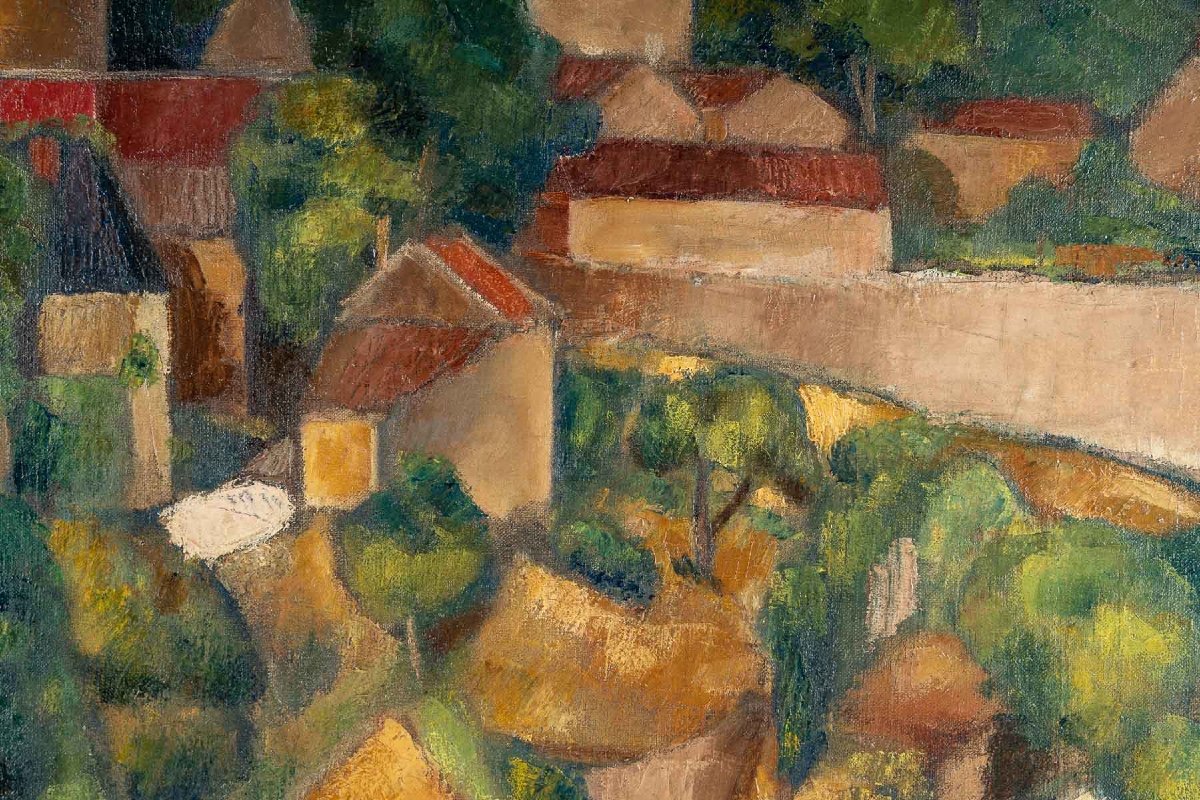 Maurice Savin (1894 -1973)-  La Bastide de Domme, Dordogne, Périgord Noir, Circa 1920.-photo-3