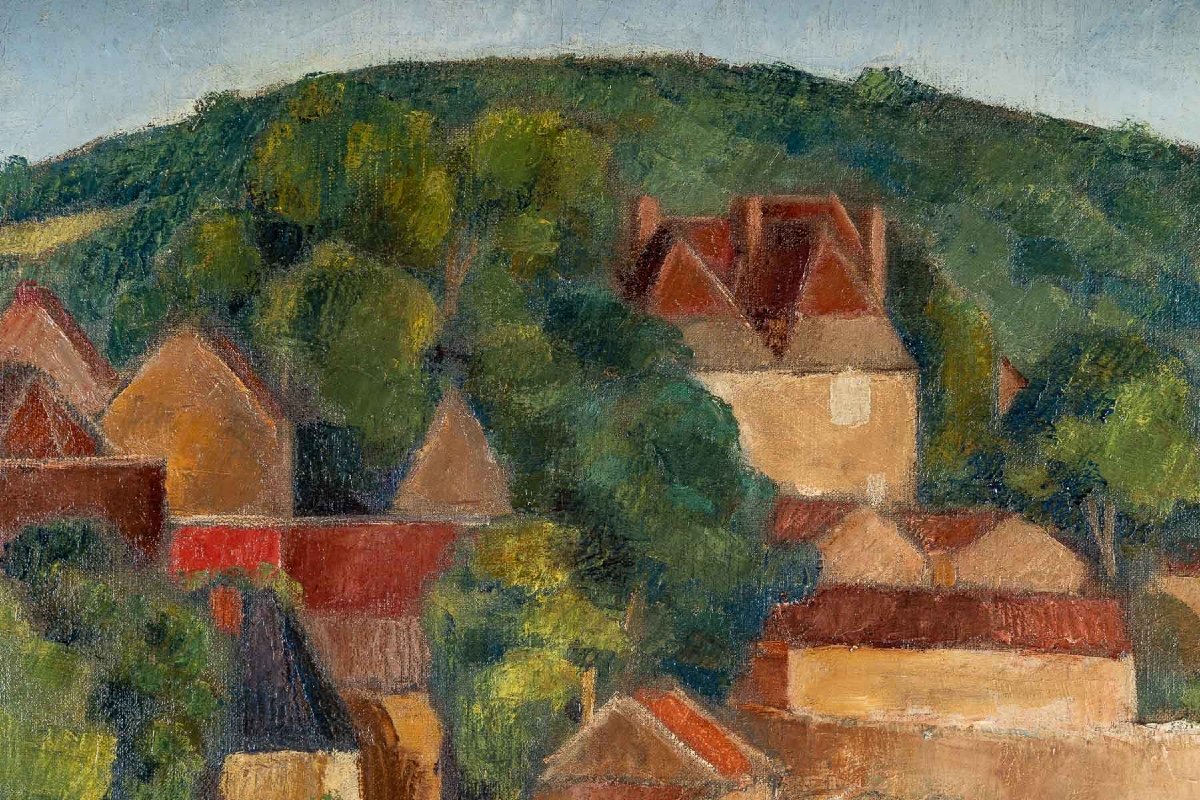 Maurice Savin (1894 -1973)-  La Bastide de Domme, Dordogne, Périgord Noir, Circa 1920.-photo-4