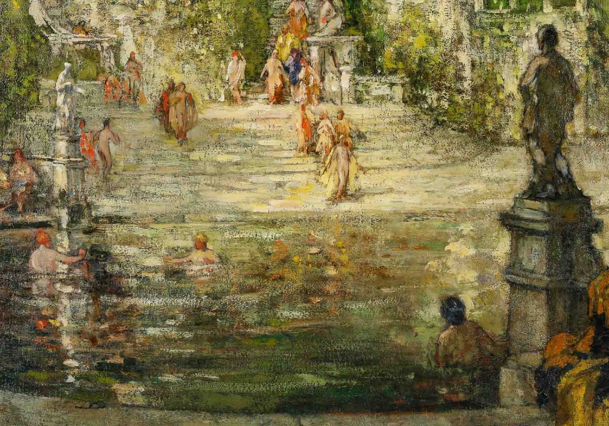 Willem Leendert Bruckman (1866 - 1928) – The “roman Bath” Circa 1900-photo-2