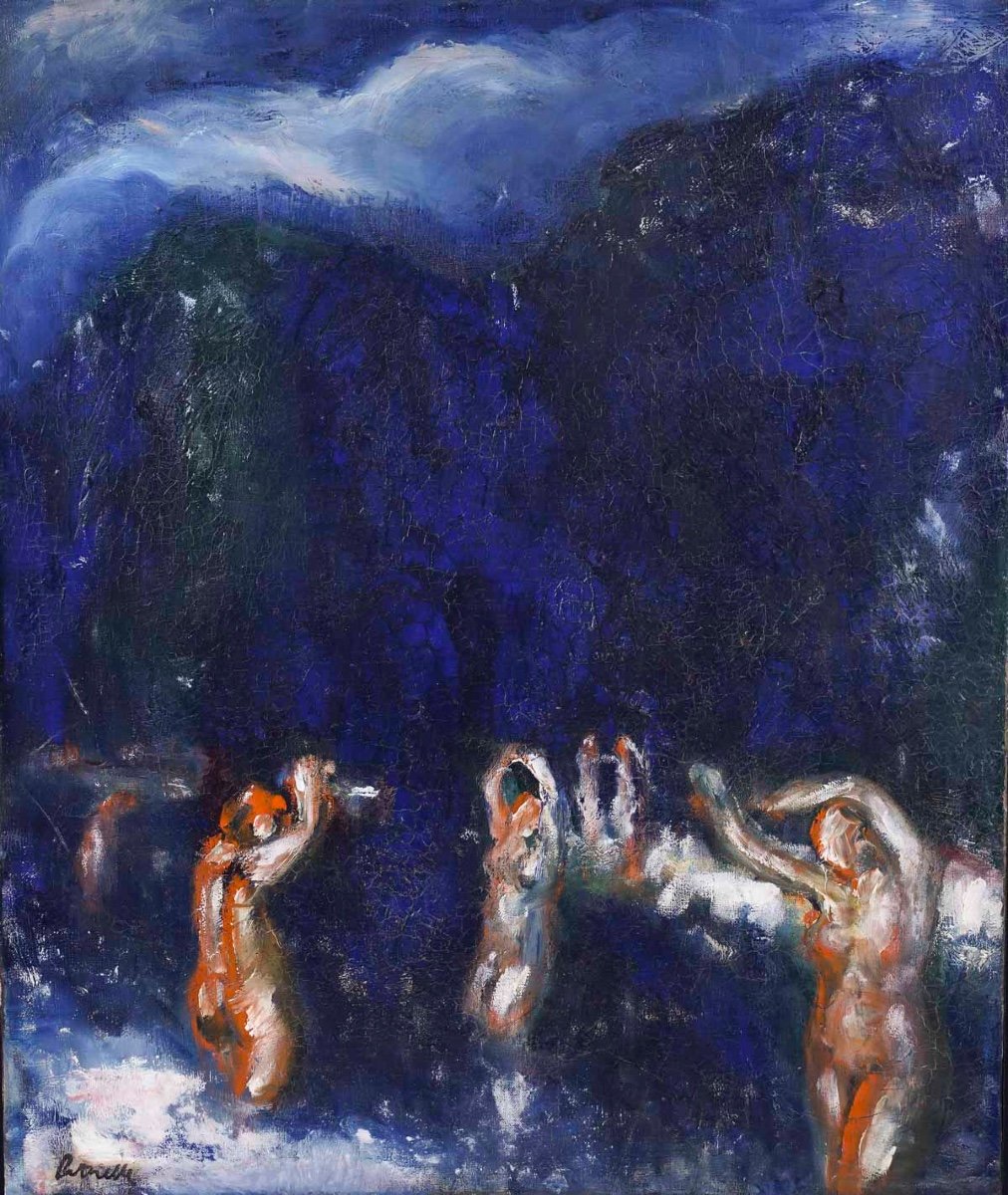 Adolphe Jules Péterelle (1876 – 1947) - “the Bathers” Circa 1920