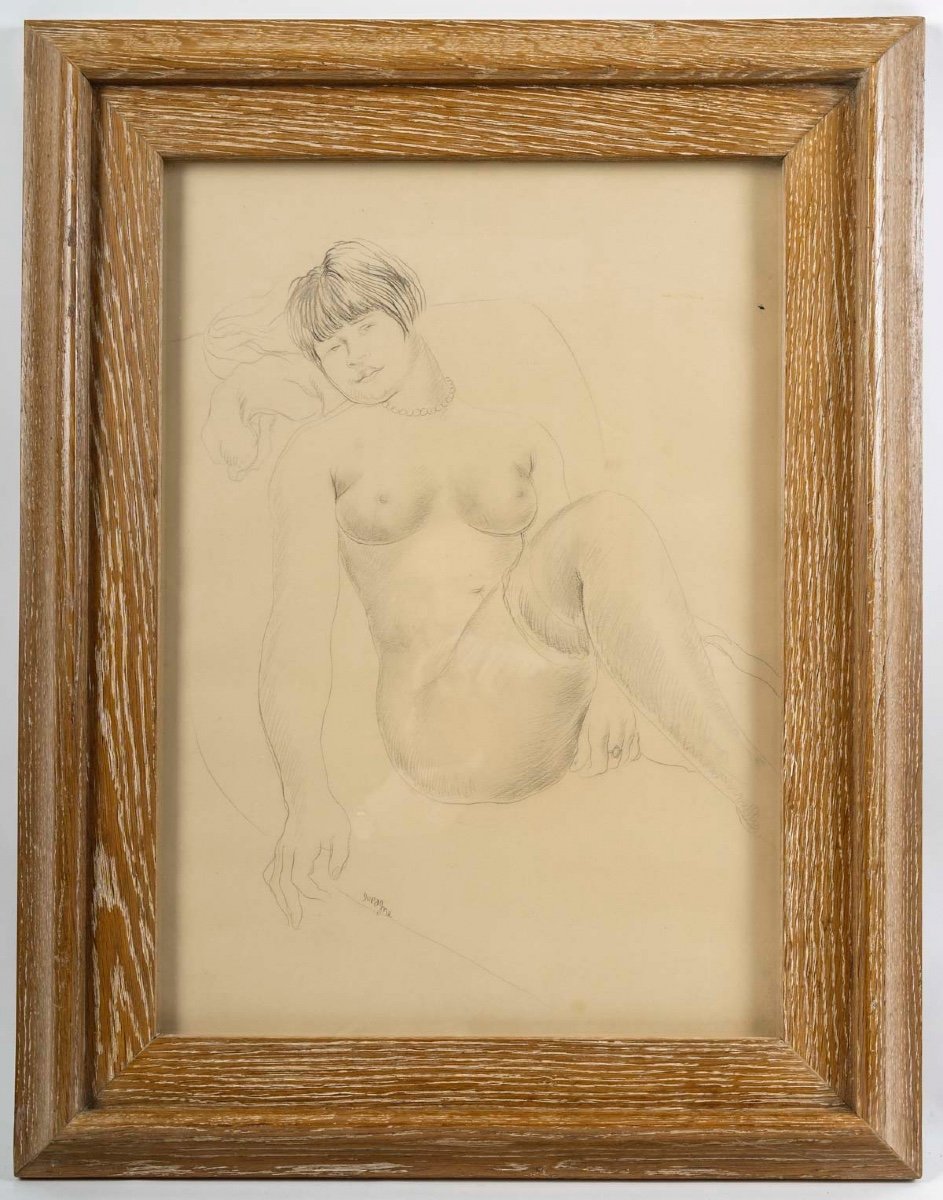 Adrien Dupagne (1889 - 1980) Belgian - Erotic Nude Circa 1920. 