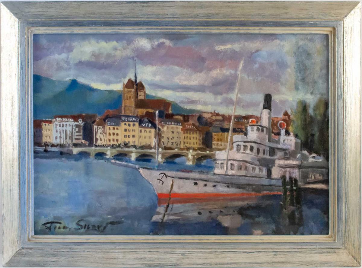 SICARD Pierre (Paris 1900, 1980) Français- Vue de Genève.