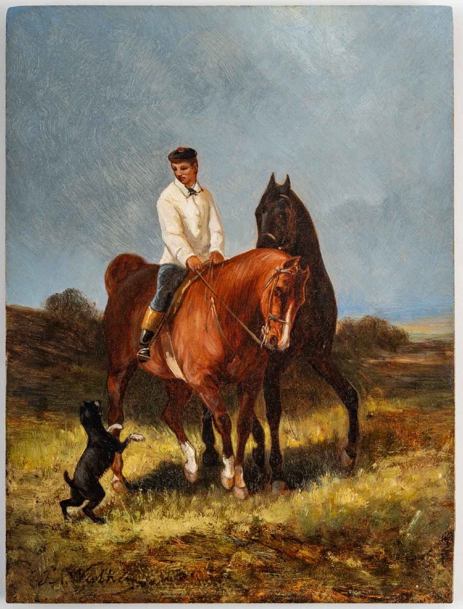 James Alexander Walker (1831 – 1898) British - The Promenade