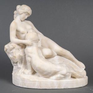  Giuseppe GAMBOGI (1862–1938) Sculpture en albâtre