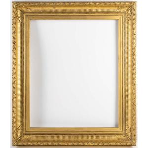 19th Century Frame "à Canaux"