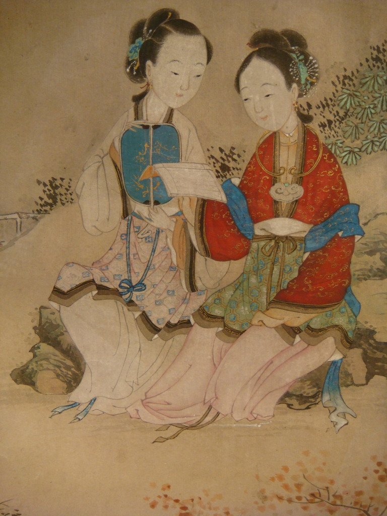 China 19th Century Painting-photo-4