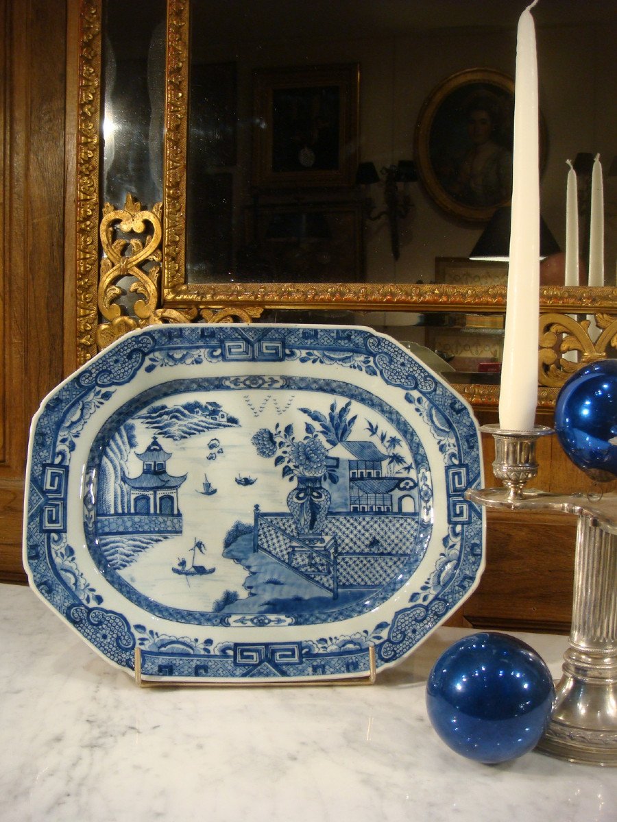 Plat En Porcelaine De Chine Epoque XVIII ème Siècle -photo-8