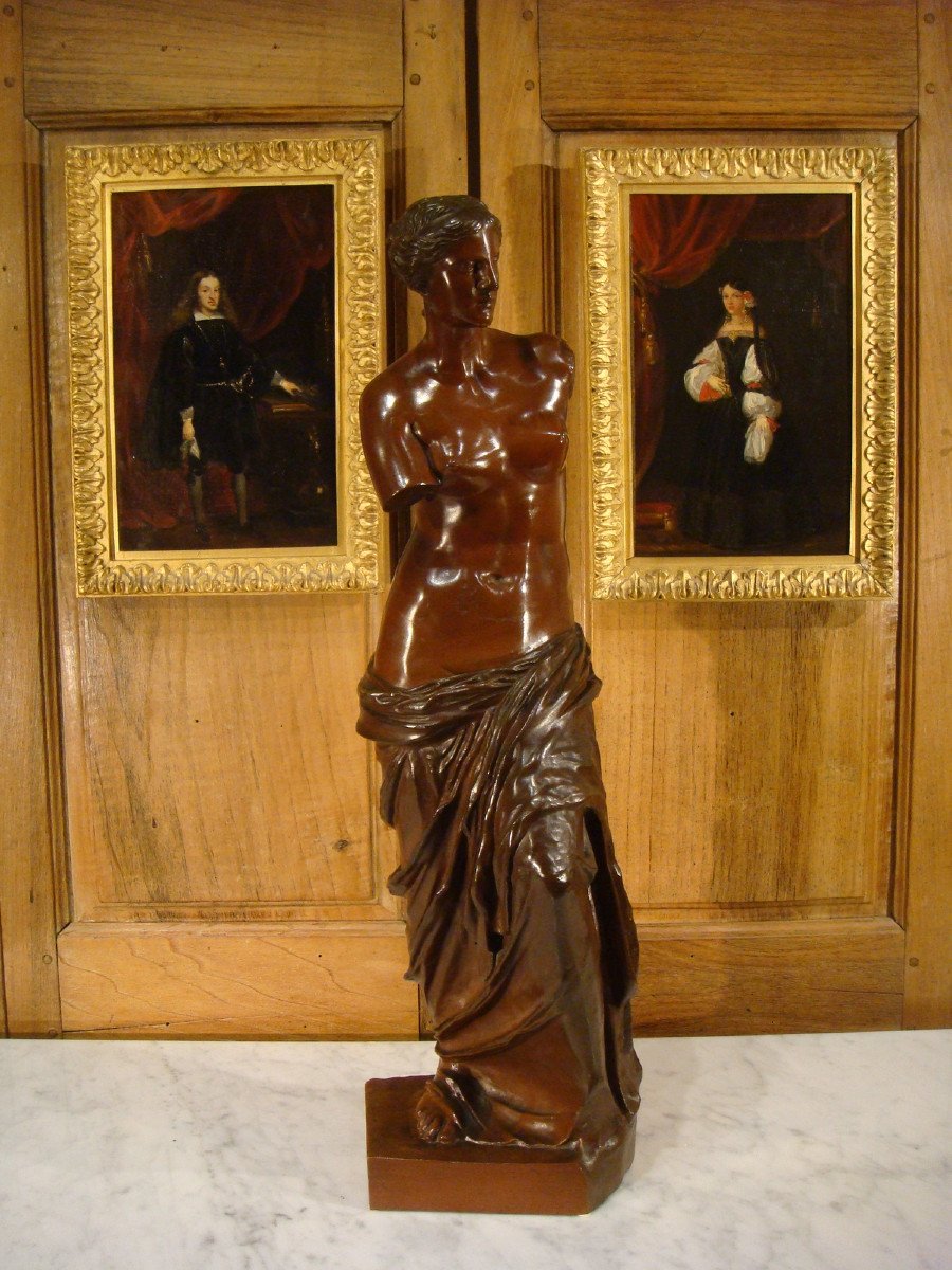 Sculpture Venus De Milo En Bronze Epoque Fin XIX ème